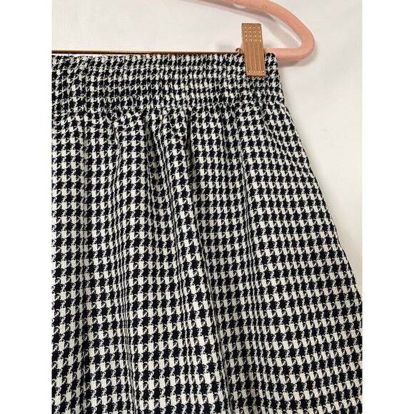 Mitchell Mitchell Vintage Women's Houndstooth Skirt Elastic Waist Size 8 - Picture 12 of 12
